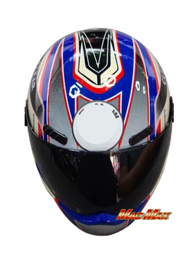 迷你仿真机车头盔摆件复刻真盔