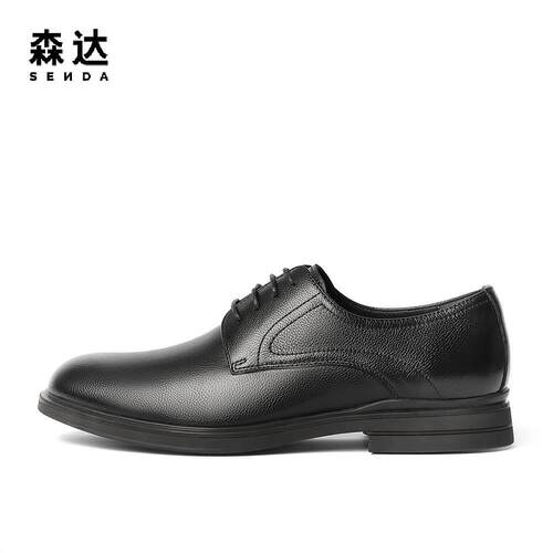 森达商务皮鞋男新款商场同款职业通勤正装皮鞋K4Y02AM5 - 图0
