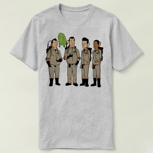 King of the Hill 一家之主ghostbuster捉鬼敢死队 T-Shirt T恤 - 图1