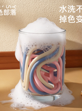 圆形鞋带白色黑色圆绳鞋绳带女款