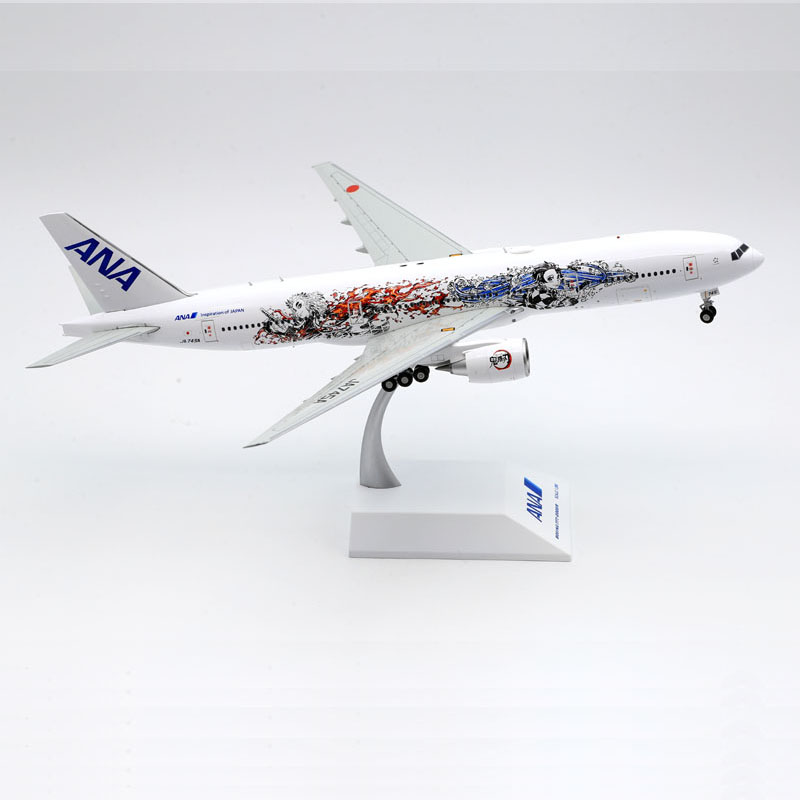 Jcwings 1/200合金飞机模型全日空 B777-200ER JA745A鬼滅之刃-图0