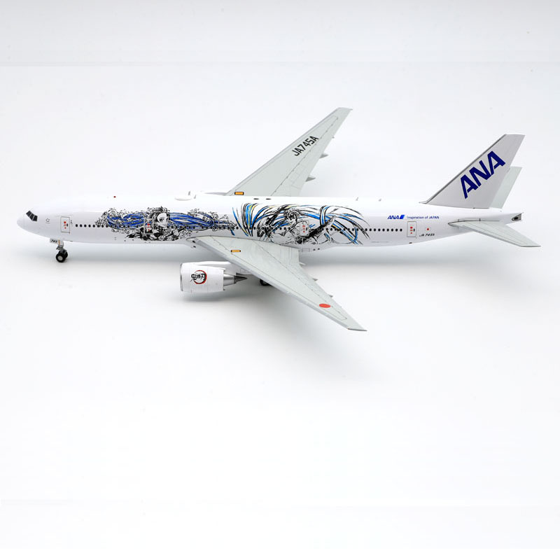 Jcwings 1/200合金飞机模型全日空 B777-200ER JA745A鬼滅之刃-图1