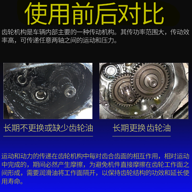 三轮车齿轮油后桥专用电动防冻摩托车尾牙包倒档器差速器踏板车 - 图0