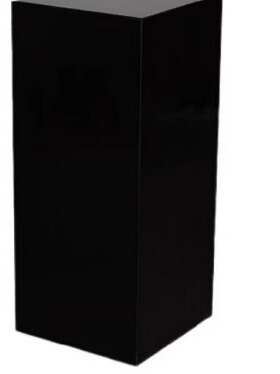 黑色大理石底座落地雕塑台子