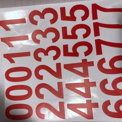 热卖数字号码编号高5cm防水金色黑白多色字母随意贴纸平面贴贴 - 图3