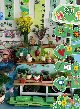 幼儿园植物角环创规则公约KT板
