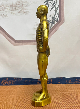 中医馆摆件工艺品纯铜药房展示