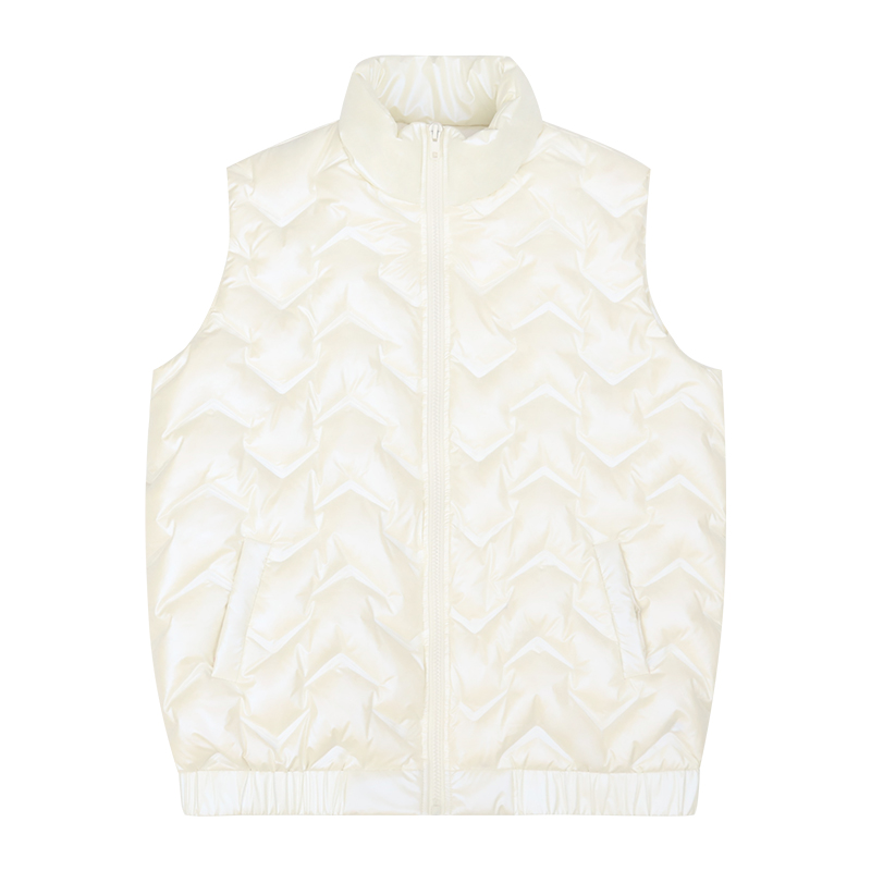 纺布者潮牌冬季新款羽绒马甲男大码胖子加肥加大百搭立领保暖外套 - 图3