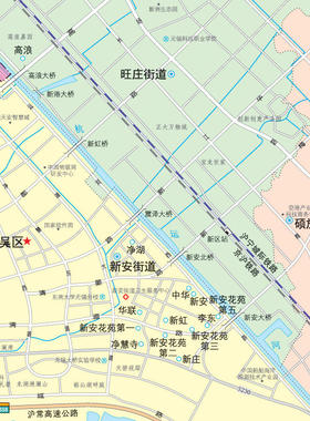 无锡市新吴区地图交通行政区划墙壁海报2026新款办公室装饰挂画