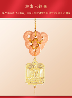 正品李居明2026年六八铜钱