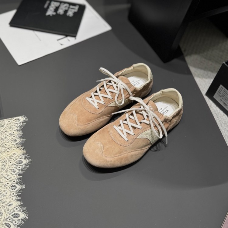 ins风羊皮德训鞋26春低跟时尚休闲鞋里外全真皮板鞋青年品质女鞋,淘宝优惠券,粉丝福利购,淘宝优惠卷