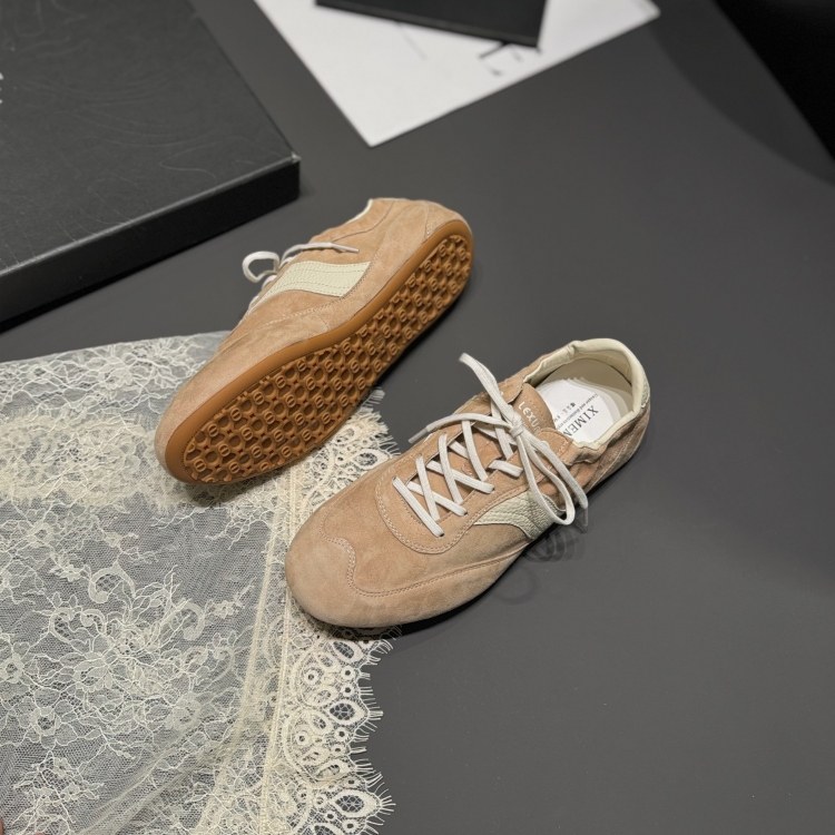 ins风羊皮德训鞋26春低跟时尚休闲鞋里外全真皮板鞋青年品质女鞋,淘宝优惠券,粉丝福利购,淘宝优惠卷