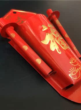 土地门神壁挂炉家用大门口插香炉福字阳台简易挂香炉招财铁扁香炉