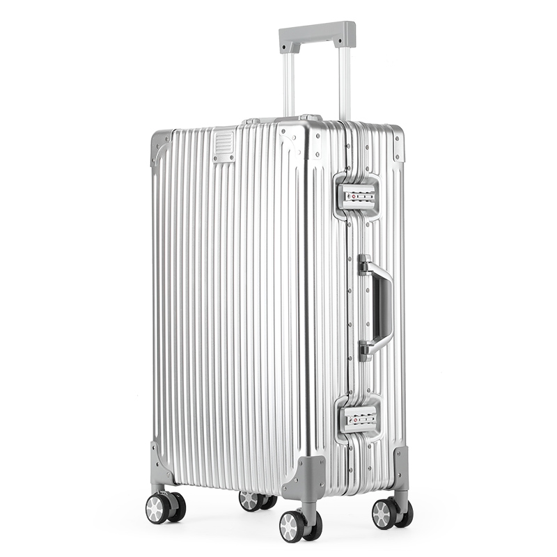 全铝镁合金行李箱男女24铝框拉杆箱万向轮密码登机箱商务旅行箱子-图3
