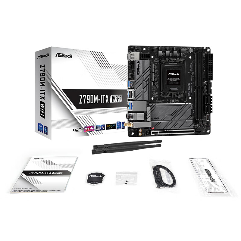 ASROCK/华擎科技 Z790M-ITX WiFi DDR5主板-图0