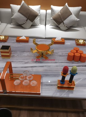 KTV不锈钢桌面摆台金色现代轻奢