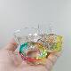 Mini kitchen food play ceramic glass bamboo wooden bowl plate tableware set props scene ornaments