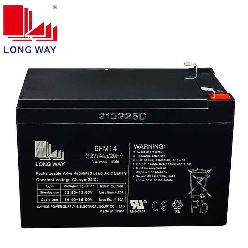 LONGWAY龙威电瓶6FM14(12V14Ah/20Hr)UPS消防报警电源音响蓄电池 - 图3