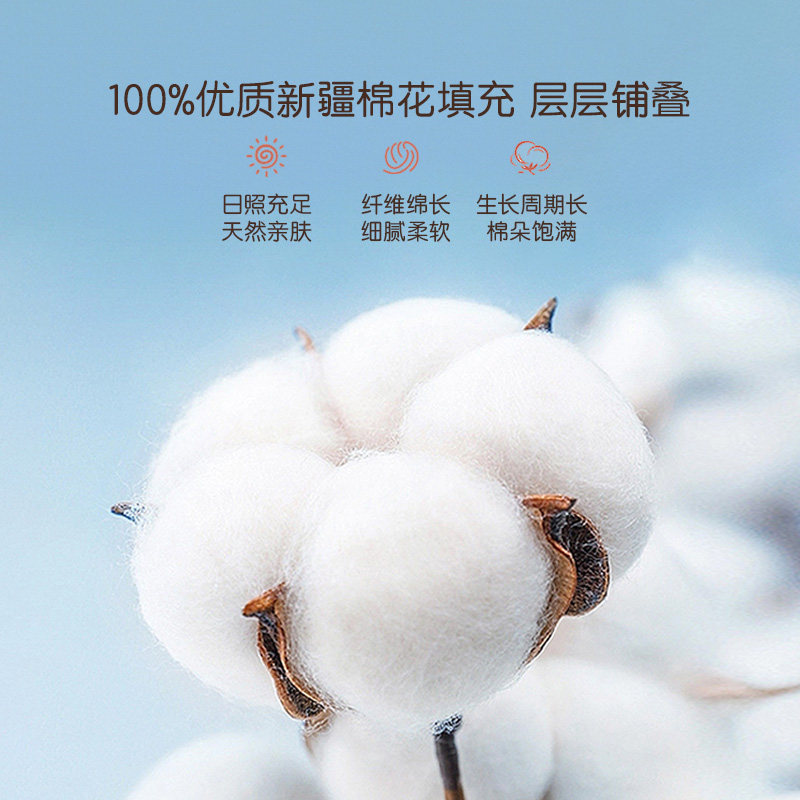 罗莱家纺儿童棉花被子A类全棉新疆棉抗菌棉被芯加厚保暖冬被四季,淘宝优惠券,粉丝福利购,淘宝优惠卷