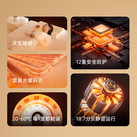 Luolai tone warm water heating electric mattress electric blanket