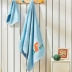 Luolai nhà dệt khăn tắm thấm nước mềm khăn cho bé 3 khăn nước bọt trẻ em nhỏ khăn vuông nhỏ bông - Khăn tắm / áo choàng tắm