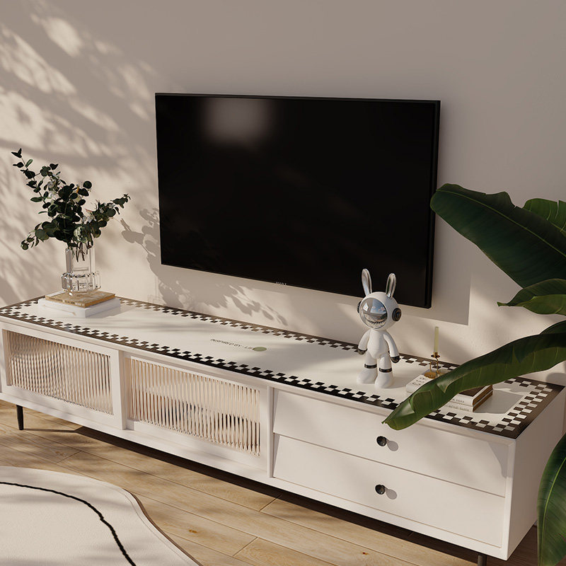 轻奢高级感电视柜桌垫鞋柜防水防油免洗防烫餐边柜盖布台面垫子,淘宝优惠券,粉丝福利购,淘宝优惠卷