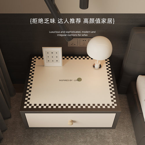 轻奢高级感床头柜垫皮革桌面保护垫防水防油免洗盖布台面保护桌垫 - 图0
