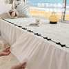 Cream-style bay window mat, window sill mat, light luxury and high-end feel, universal blanket for all seasons, thin bay window transformation artifact