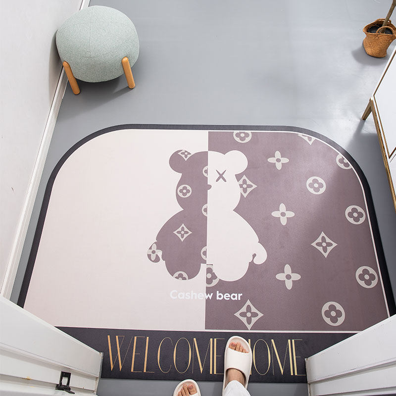 轻奢地垫入户门垫pvc可擦免洗家用皮革防滑防水玄关进门垫可裁剪,淘宝优惠券,粉丝福利购,淘宝优惠卷