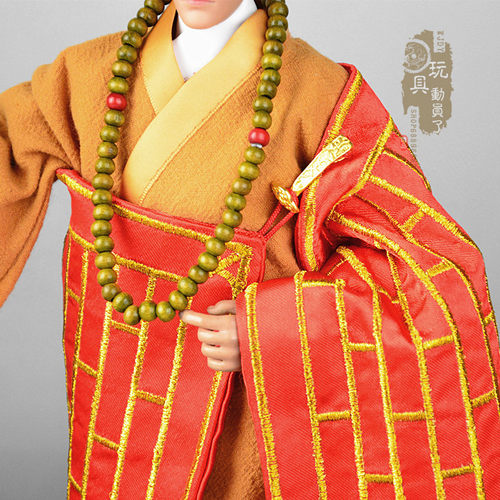 1/6古代服装唐僧衣服少林和尚僧袍僧衣锦襕袈裟12寸人偶模型娃衣 - 图2