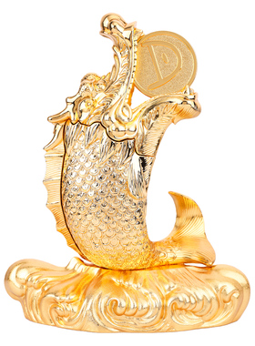 李居明马年吉祥物龙马精神摆件