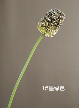 仿真塑胶小葱球果蒲公英跨境货源家居样板间酒店婚庆花束拍照道具