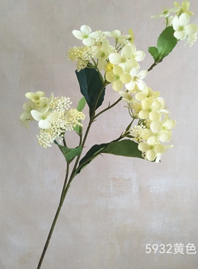 绣球花带果八仙花  境外 家居样板间装饰 婚庆直播拍照道具仿真花