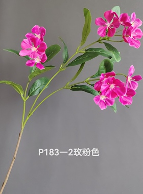 仿真长春花杜鹃花木兰花三色堇 跨境货源家居样板间酒店景观装饰