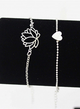 饰品欧美风镂空爱心手链