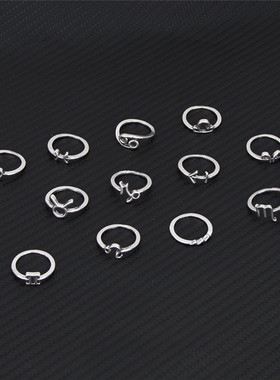 饰品欧美风复古星座合金戒指