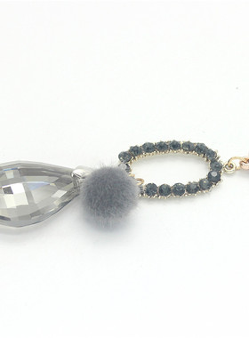 韩版长款水滴时尚风流苏毛衣链