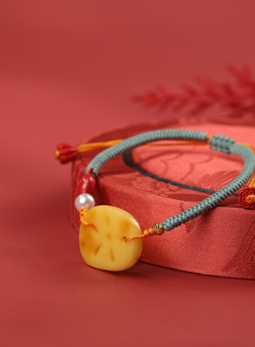 匠砂原创高含量红砂莲藕手链