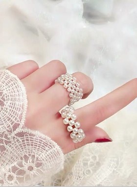 韩国冷淡风小众设计关节戒指定制