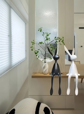 树脂装饰家居创意客厅坐姿玄关