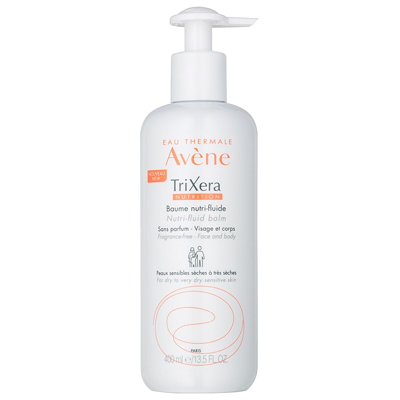 现货雅漾AVENE Trixera三重滋润霜修护特润保湿面霜身体乳400ml