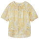 Finidi 100% ເສື້ອຍືດ chiffon ພິມ