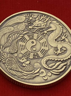 塔罗牌幸运硬币古铜币星座爱情许愿硬币 创意礼品道具