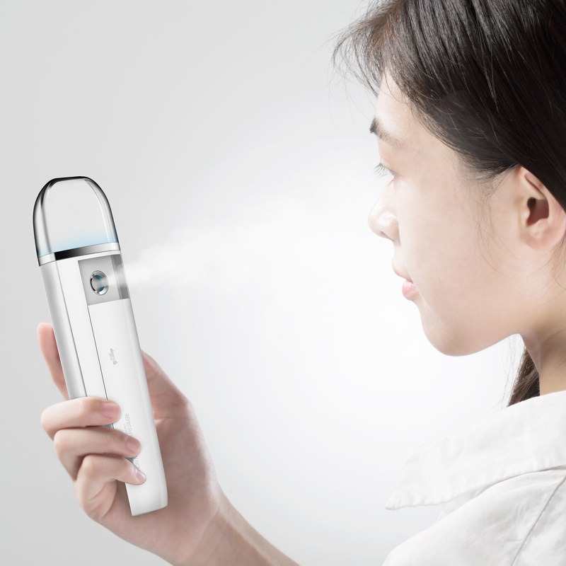 德尔玛补水仪便携冷喷雾机脸加湿器 德尔玛美容喷雾机/蒸脸器