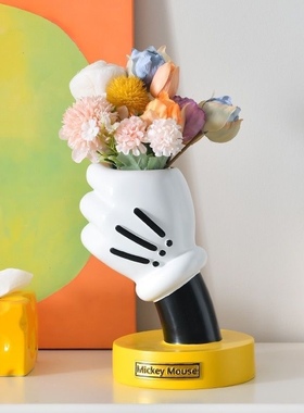 28CM客厅卧室潮玩米奇手套摆件