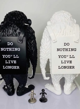 潮流雕塑Banksy班克西简约