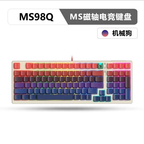 双飞燕血手幽灵MS98Q磁轴电竞键盘 - 图1