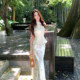 Li Xin ຈີນ Satin ຊຸດໂດຍ Muzi Li