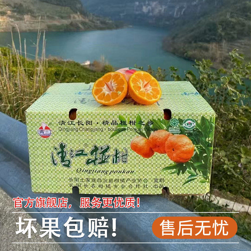 长阳清江椪柑岩松坪桔子蜜桔芦柑橘子新鲜当季碰柑水果特级宜昌,淘宝优惠券,粉丝福利购,淘宝优惠卷