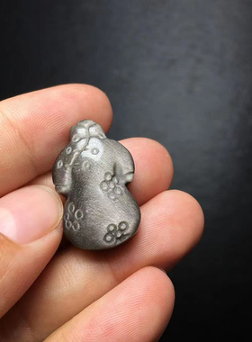 银曜石吊坠无事牌天然水晶